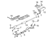 Diagram for Mitsubishi Eclipse Exhaust Heat Shield - MR564417
