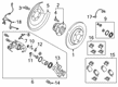 Diagram for Mitsubishi Eclipse Cross Brake Pads - 440A1W170P