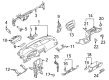Diagram for Mitsubishi Glove Box - MR356737
