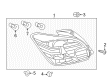 Diagram for Mitsubishi Mirage Tail Light - 8330A783