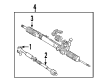 Diagram for Mitsubishi Rack And Pinion - 4410A671