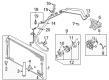Diagram for Mitsubishi Endeavor A/C Condenser - MZ690932