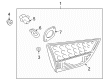 Diagram for Mitsubishi Outlander Tail Light Lens - 8331A006