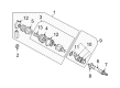 Diagram for Mitsubishi Endeavor CV Joint - MN156648