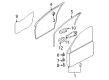 Diagram for Mitsubishi Lancer Weather Strip - 5725A251