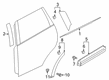 Diagram for Mitsubishi Door Moldings - 5757A789RA