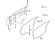 Diagram for Mitsubishi Lancer Weather Strip - 5725A049