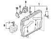 Diagram for Mitsubishi Radiator Cap - MB598036