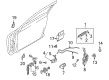 Diagram for Mitsubishi Eclipse Exterior Door Handle - MR777041