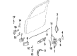 Diagram for Mitsubishi Montero Interior Door Handle - MB669170