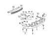 Diagram for Mitsubishi Endeavor Bumper - 6410A777