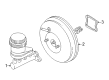 Diagram for Mitsubishi Brake Booster - MR527618