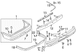 Diagram for Mitsubishi Bumper - MN161541