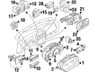 Diagram for Mitsubishi Cigarette Lighter - MR233903