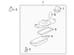 Diagram for Mitsubishi Lancer License Plate Lights - MB622779