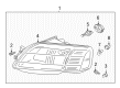 Diagram for Mitsubishi Endeavor Daytime Running Lights - MR971931