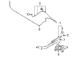 Diagram for Mitsubishi Windshield Wiper - MZ690152