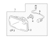 Diagram for Mitsubishi Fog Light Lens - MR971467
