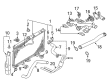 Diagram for Mitsubishi Radiator - MZ690918