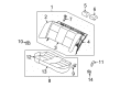 Diagram for Mitsubishi Lancer Seat Cushion - 6912A077XD