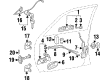Diagram for Mitsubishi Mirage Interior Door Handle - MR656185