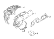 Diagram for Mitsubishi Mirage Exhaust Manifold - 1555A877