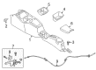 Diagram for Mitsubishi Parking Brake Cable - 4820A808