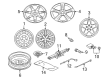 Diagram for Mitsubishi Lug Nuts - MR455707