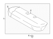 Diagram for Mitsubishi Mirage Seat Cushion - 6912A662HA