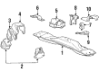 Diagram for Mitsubishi Mighty Max Engine Mount - MB260572