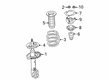 Diagram for Mitsubishi Eclipse Cross Strut Housing - 54303W260P