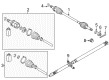 Diagram for Mitsubishi Eclipse Cross Drive Shaft - 3401A574