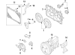 Diagram for Mitsubishi Outlander PHEV Radiator - 21410W200P