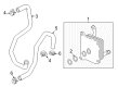 Diagram for Mitsubishi Transmission Oil Cooler - 2920A501