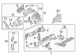 Diagram for Mitsubishi Outlander Sport Front Cross-Member - 5220A659