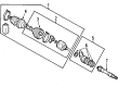 Diagram for Mitsubishi Galant Axle Shaft - 3815A043