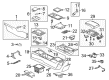 Diagram for Mitsubishi Shift Linkage Boot - 8015A017XA