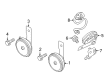 Diagram for Mitsubishi Horn - 8211A283