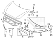 Diagram for Mitsubishi Hood - 5900A414