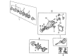 Diagram for Mitsubishi Differential - 3501A002