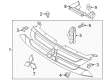 Diagram for Mitsubishi Outlander PHEV Grille - 7450A638