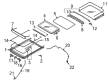 Diagram for Mitsubishi Sunroof - 91210W060P