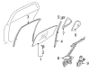 Diagram for Mitsubishi Window Run - 5735A683
