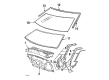 Diagram for Mitsubishi Cordia Windshield Washer Fluid Reservoir - MB606300