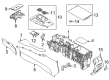 Diagram for Mitsubishi Center Console Base - 96910W060P