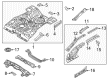 Diagram for Mitsubishi Mirage G4 Rear Crossmember - 5253AT17