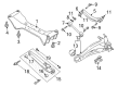 Diagram for Mitsubishi Outlander Trailing Arm - MR519021