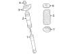 Diagram for Mitsubishi Coil Spring Insulator - 4140A553