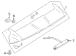 Diagram for Mitsubishi Mirage Spoiler - 6515A411WB