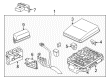 Diagram for Mitsubishi Fuse Box - 8565A012